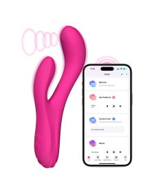 LOVENSE Osci 3 Rabbit Sex Toy Vibrator with APP Control,G-spot Vibrator & Oscillation Massager with Dual Motor for Clitoral Stimulator