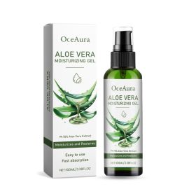 OceAura Aloe Vera Moisturizing Gel Gently Nourishes Facial Skin, Moisturizing And Refreshing Aloe Vera Gel (Option: 100ml-130.28g-5.82*1.61*1.61inch)